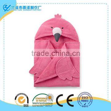 Flamingo Hooded Towel for Kids