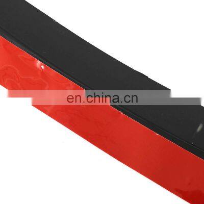 ABS Plastic Glossy Painted Black Rear Window Roof Spoiler Sun Rain Shade Vent Visor Lip For Volkswagen Scirocco 2015 2016+
