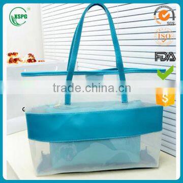 Promotioal Beautiful Pvc Button Closure Bag / Fashion Lady Bags photo-5