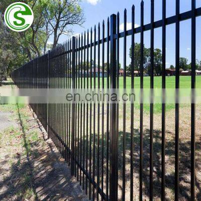 2m height metal fence price welded picket fence