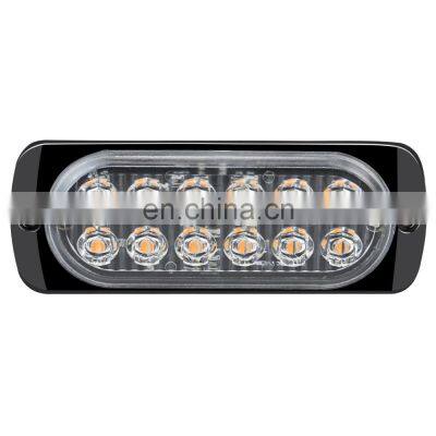 12Led Ultra-Thin Flash Led Warning Lamp 12-24V Body Side Warning Lamp Truck / Truck Side Tail