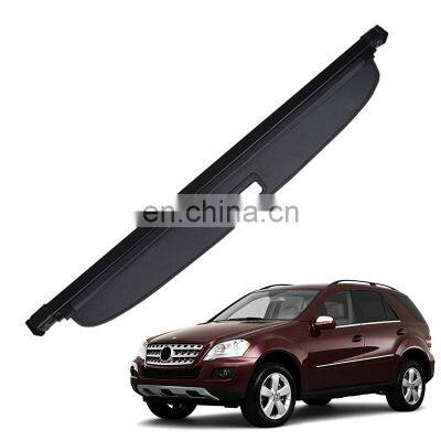 Black Beige Color Canvas Retractable Cargo Cover Tonneau Cover For Mercedes Benz Ml350 2010 2011