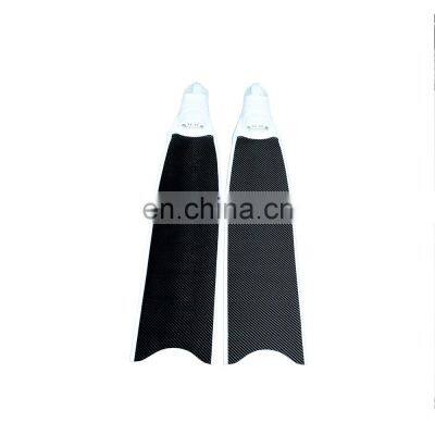 Custom Dry Carbon Fiber Freediving Fins Professional Adult Freshwater Swimming Fins Diving Carbon Blade photo-2