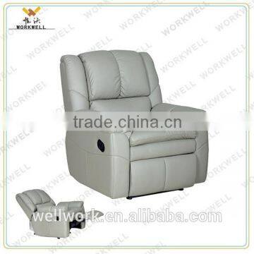 WorkWell most popular pu leather luxury recliner sofa Kw-Fu39