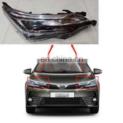 High Quality LED Light OEM 81150-02P90 81110-02P90 Headlight for TOYOTA Corolla 2017 EU Version Head Lamp