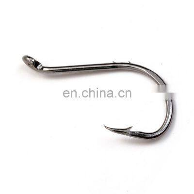 50pcs/box High Carbon Steel Environmental Saltwater Freshwater Fishing Gear Two Extra Barbs Baitholder Fishing Hook photo-3