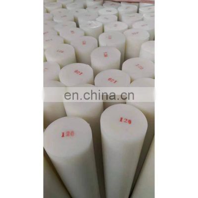 Round Cream Color Extruded Recycled Plastic Rods Stick Nylon Rod