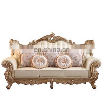 Custom Design Classic Solid Wood Sofa Furniture Set Living Room Sofas