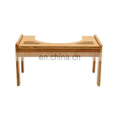 Bamboo Poop Stoop Partial Squat Toilet Foot Stool