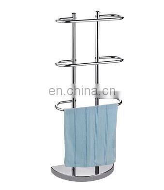 Most Popular Towel Rack Rotatable Free Standing Towel Rack for Bathroom Sanitary Ware Bathroom Stainless Steel Towel Rack photo-5