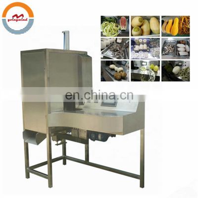 Automatic industrial vegetable peeler machine auto commercial vegetables skin remover and cutter equipment cheap price for sale