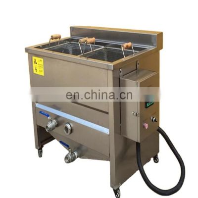 Gas heating onion fryer machine