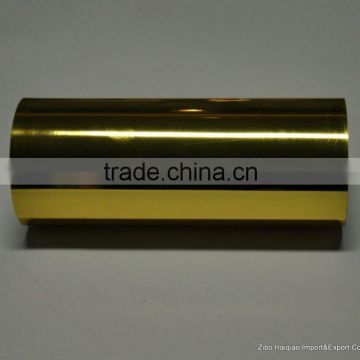 Metallized gold PVC film