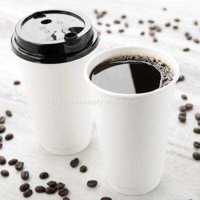 Takeaway 12oz Single Wall White Paper Cups for Hot Drinks Coffee Cups
