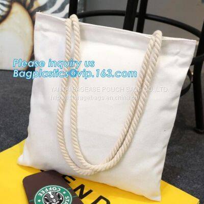 CANVAS TOTE BOAT BAGS, ECO SHOULDER HANDLE HANDY BAGS, SHOPPING SHOPPER GROCERY, LAUNDRY BAGS photo-3