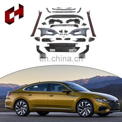 CH Modified Upgrade Bumper Auto Parts Front Rear Bar Rear Spoiler Wing Body Kit For Vw Arteon 2018-2020 To R Line