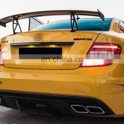 Runde Carbon Fiber Material Body Parts Spoiler For Mercedes-Benz W204 C63507 Modified BS Style C200C260 Spoiler photo-4