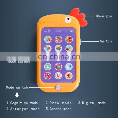 Educational Cell Phone Kids Control Smart Musical Toy Baby Mobile Phone Toy With Light and Music photo-3