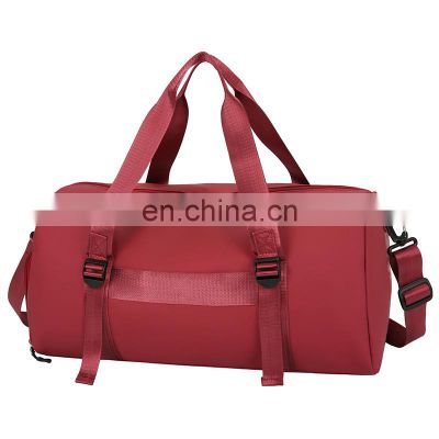 Workout Men Womens Custom Gym Bags With Shoe Compartment Sports Custom Print Gym Duffle Sport Bag