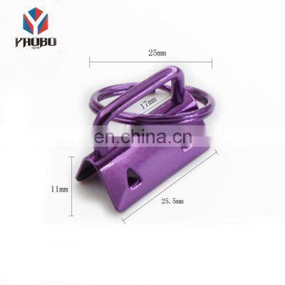 China Manufacturer Cloth Tail Clip Shape Key Fob Keychain Hardware Custom 32mm Metal Key Chain Fob Hardware photo-4