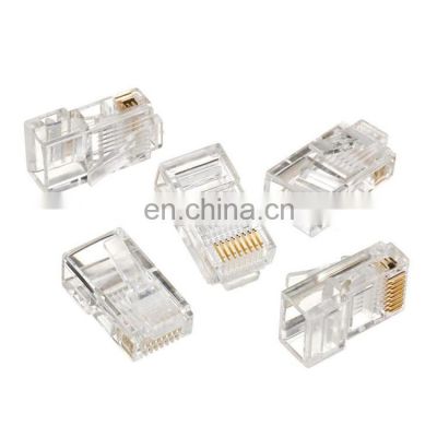 Factory Supply Transparent Rj45 Lan Jack Connector Cat 6 Cat6A Plug Rj 45