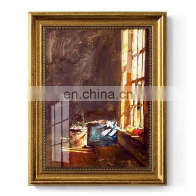 European-style Wall Decor Artwork Canvas Painting With Frame for Living Room photo-3