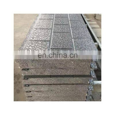 Wholesale Wall Panel Foam Brick 3d Thick pe Foam Wall pu Panels 1.8mm Metal Carved Sandwich Panel photo-5