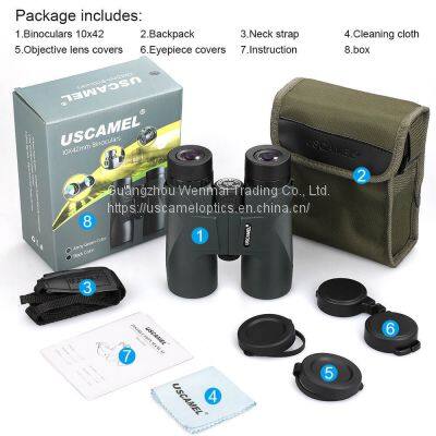 Uscamel Optics 10x42 HD Compact Binoculars photo-5