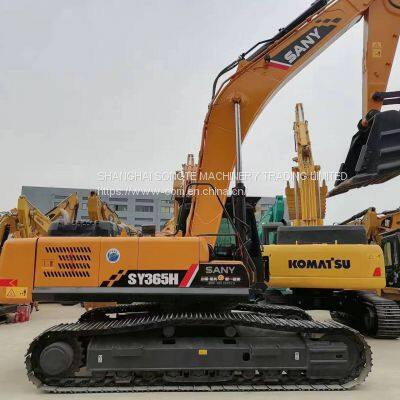 Chinese famous Brand Used SANYSY 365H/ SY215C SY215 215C Hydraulic Crawler Excavator Almost New In Stock 20 ton