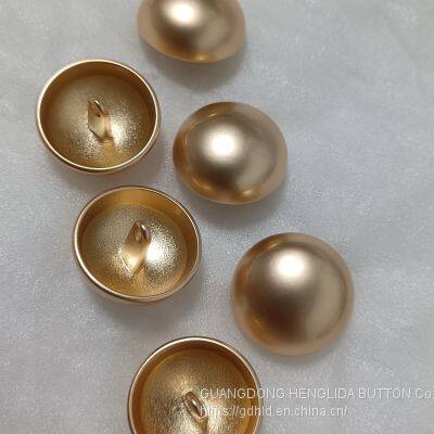 2023 wholesale 18mm pearl gold  Metal Hand Sewn Button for Clothing