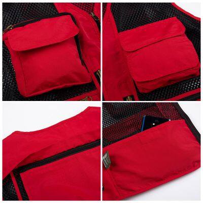 Multi Pocket Safety Vest, Sleeveless, Detachable, Breathable, Durable, Comfortable and Fashionable photo-5
