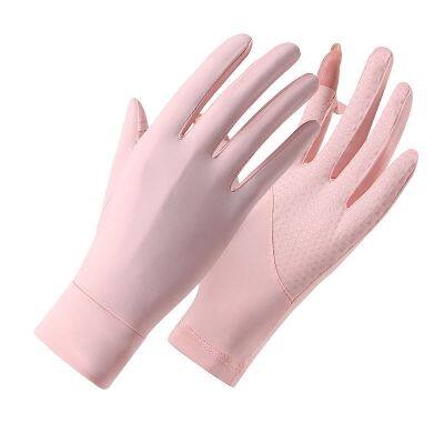 Full Finger UPF 50+ Anti UV Sunscreen Fishing Hiking Outdoor Sports Gloves Touch Screen Breathable Gloves photo-4