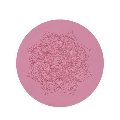 All Colors Light Weight Anti Slip Portable Easy to Take TPE Foldable Exercise Wholesale Round Yoga Mat for Travel