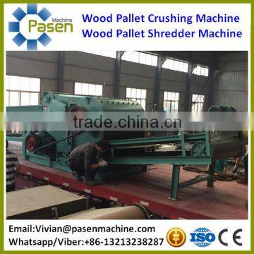 Wood Pallet Crusher/Waste Pallet Shredder Machine/Nail Wooden Pallet Crusher Machine