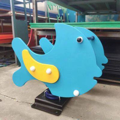 pe rocking horse, seesaw, turntable, trampoline, musical instruments