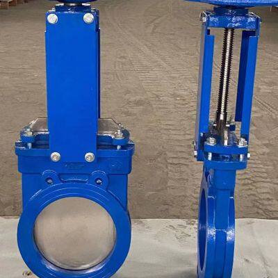ANSI DIN Knife Gate Valve PN10 PN16 A216 Cast Steel WCB SS304 CF8M Body and Disc 2-24 Inch Wafer Type/Lug Type Knife Gate Valve photo-4
