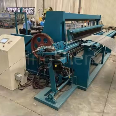 Fully Automatic Corrugated Wire Mesh Manufacturing, Rebar Bending and Cutting, Industrial Weaving and Embossing Wire Mesh Machine