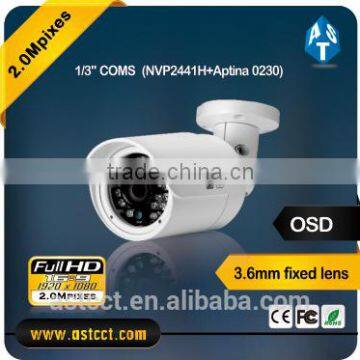 AHD 1080P Bullet Camera Security&Protection Waterproof IP66 2.0 MP IR Bullet Price CCTV Camera