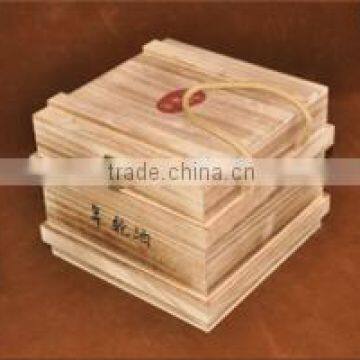 custom single bottle wooden wine gift boxes wooden wine crate wooden wine case