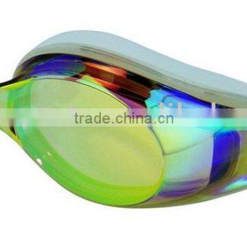 mirror coated swimming goggles