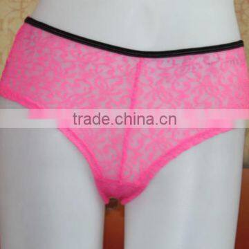 HOT transparent sexy lace lady underwear,women panty nightywear