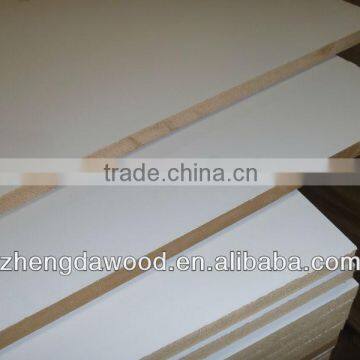 1220x2440 E2 cheap white color melamine faced waterproof MDF sheet