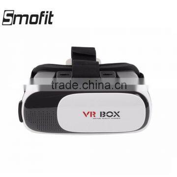 Gadgets 2016 newest VR BOX virtual reality glasses plastic google cardboard v2 VR BOX 2.0 wholesale 