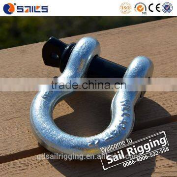 US Type Drop Forged Hot Dip Galvanized Screw Pin Lifting Bow Shackle Supplier's Choice photo-2