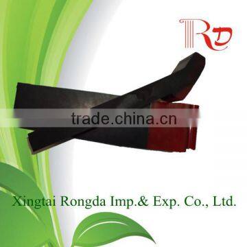 Conveyor belt rubber skirt board