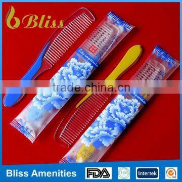 N163 2015 new style customized disposable hotel comb manufacturer