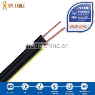 Professional top grade twisted telephone cable drop wire with competitive price