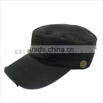 torn bill washed cotton military hats and army hats