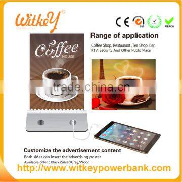 2016 Hot Selling Factory Price Menu Holder Restaurant Power Bank photo-3