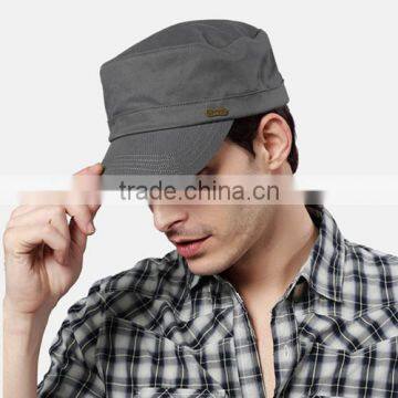 Wholesale Solid Color Unisex Cotton Military Hat Adjustable Cap